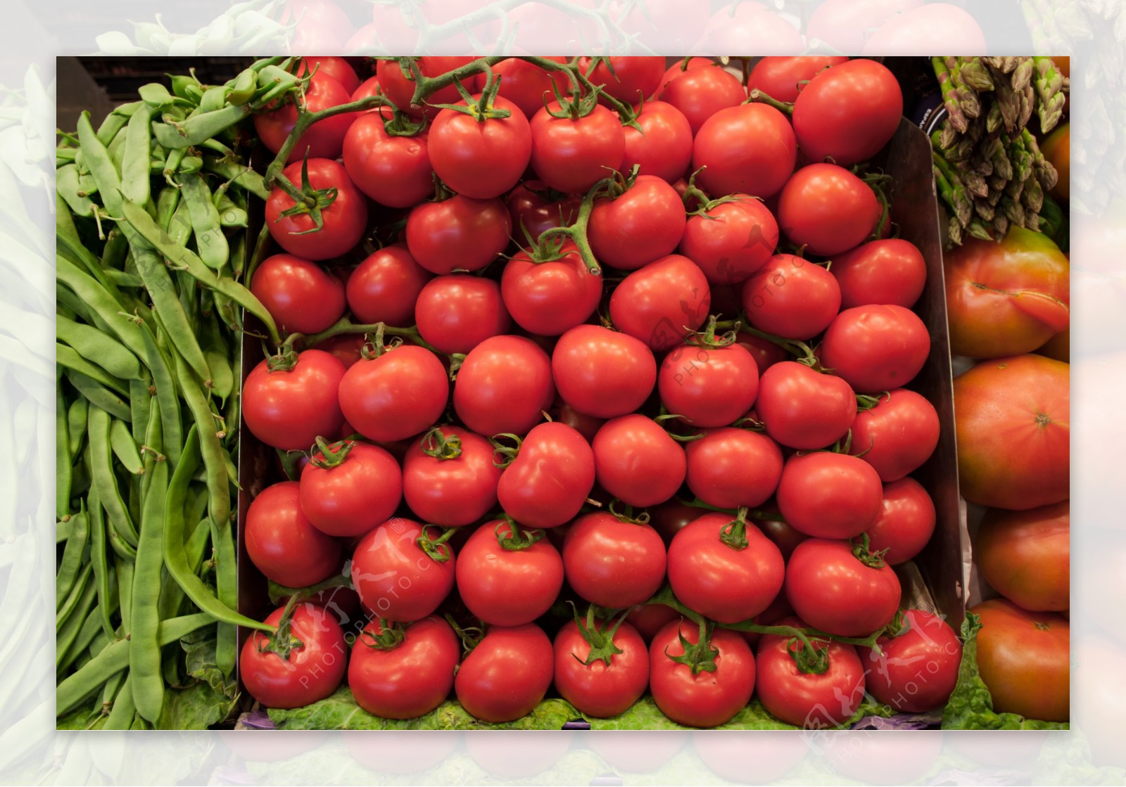 菜市场里的西红柿图片