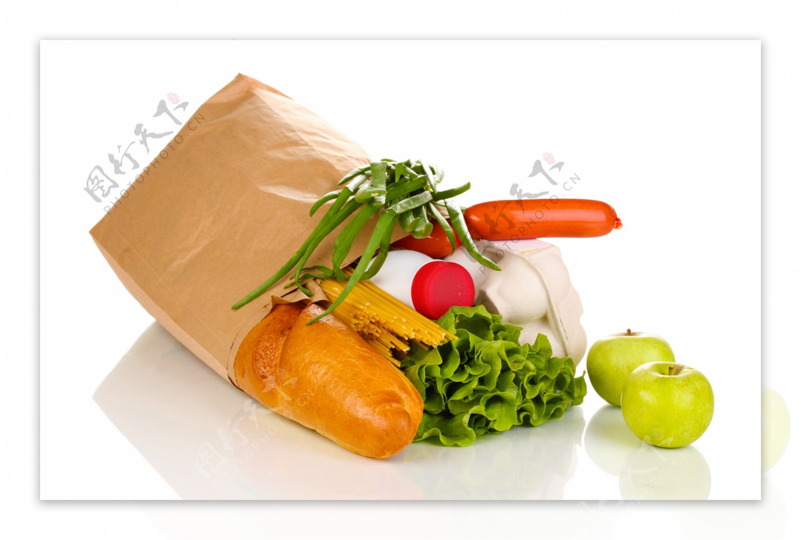 纸袋食品图片