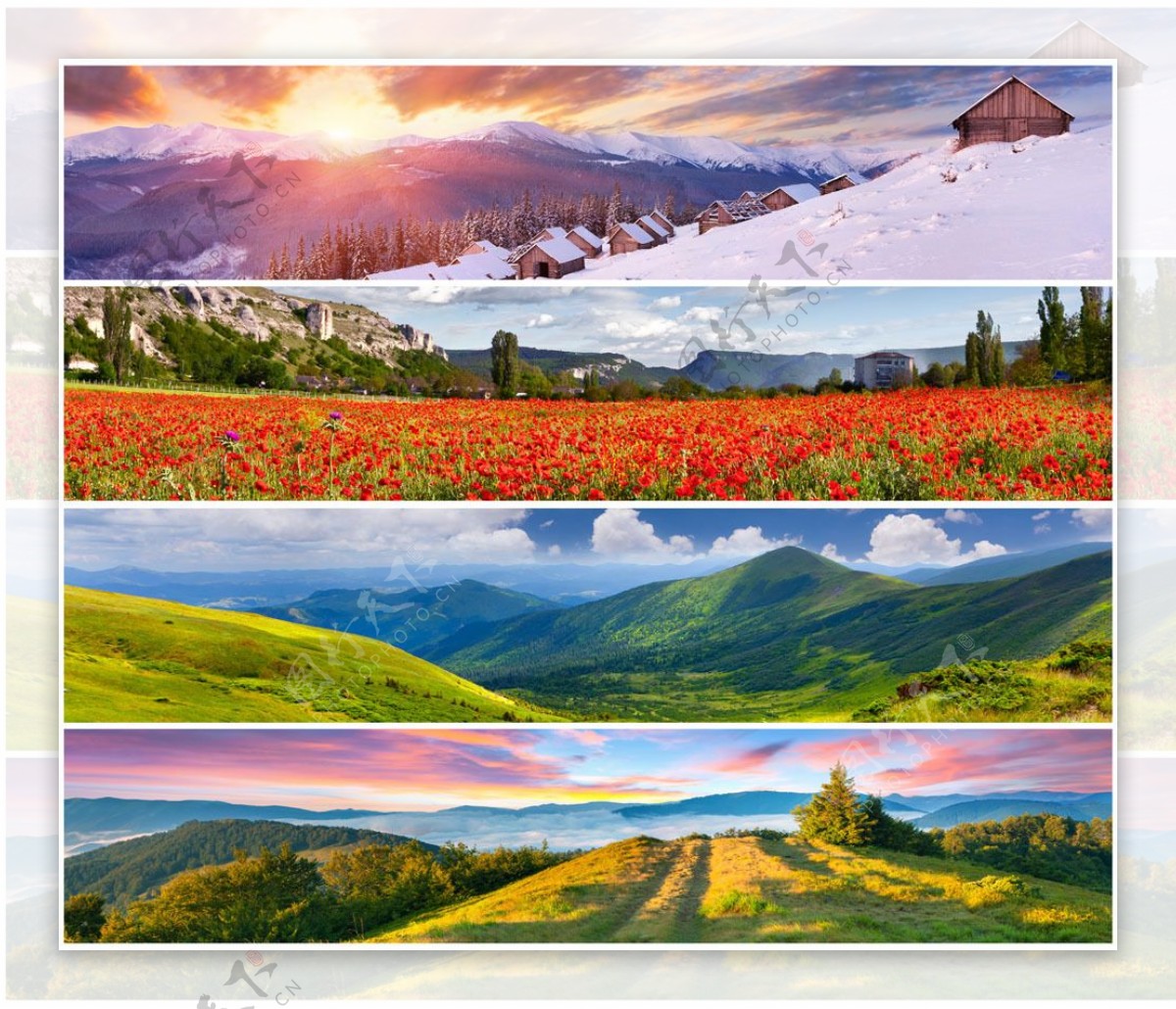 春夏秋冬自然风景图片素材-编号26272235-图行天下