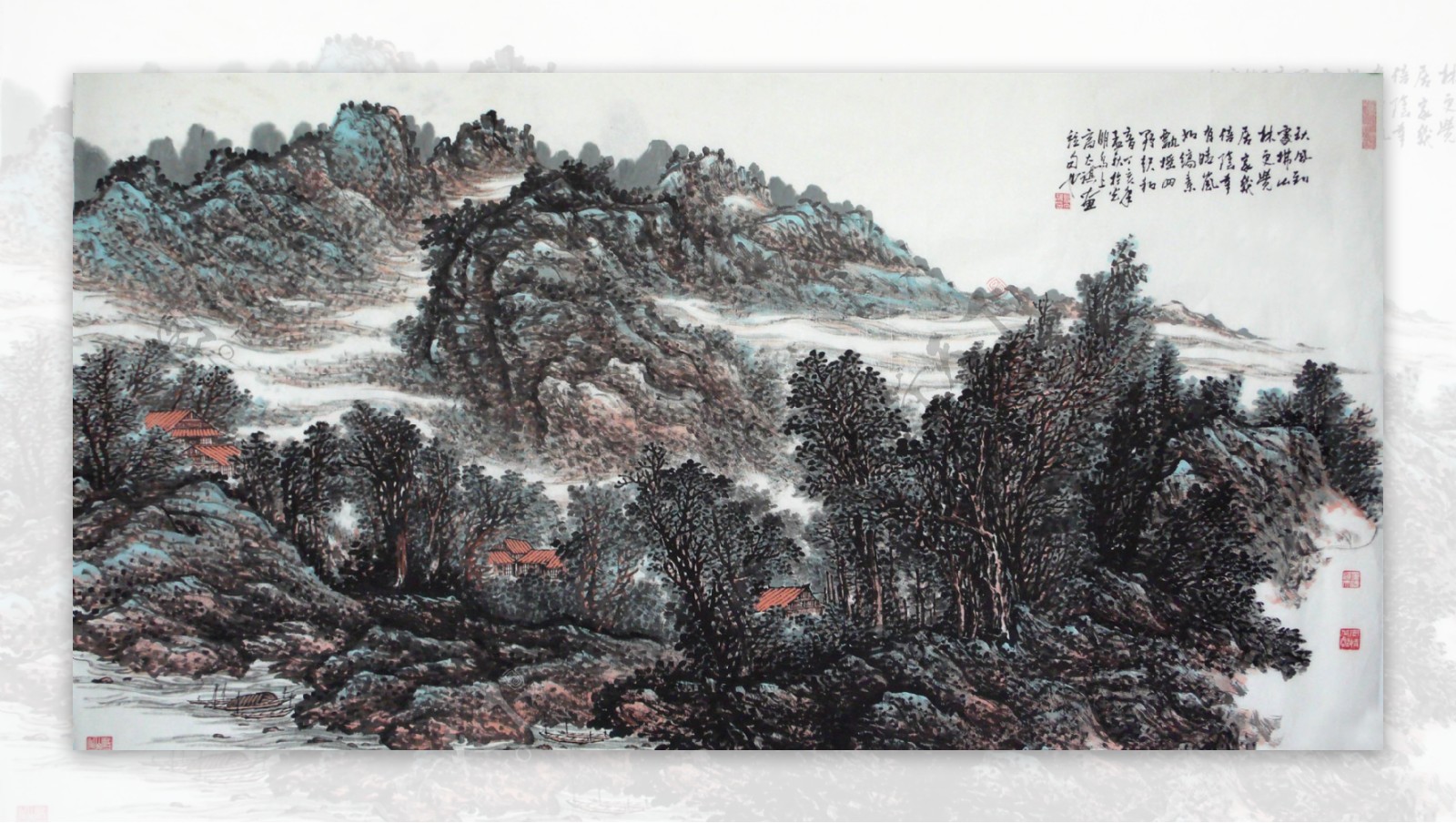 古典中国山水画图片