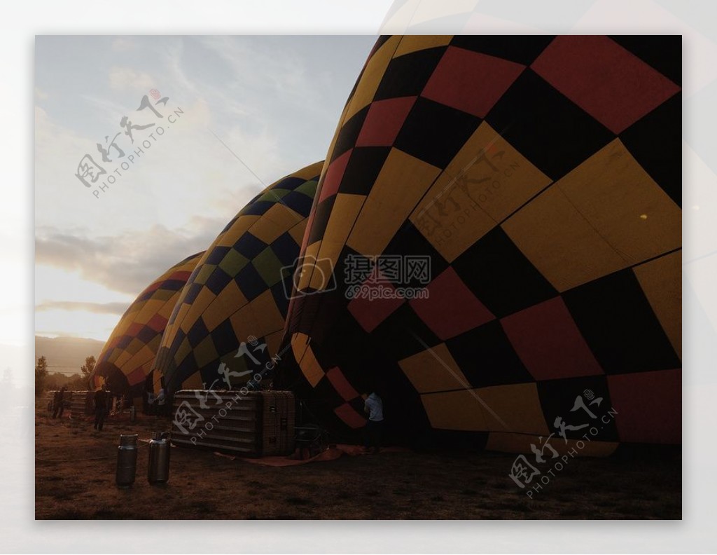 天空人旅游气球活动冒险交通篮热空气气球
