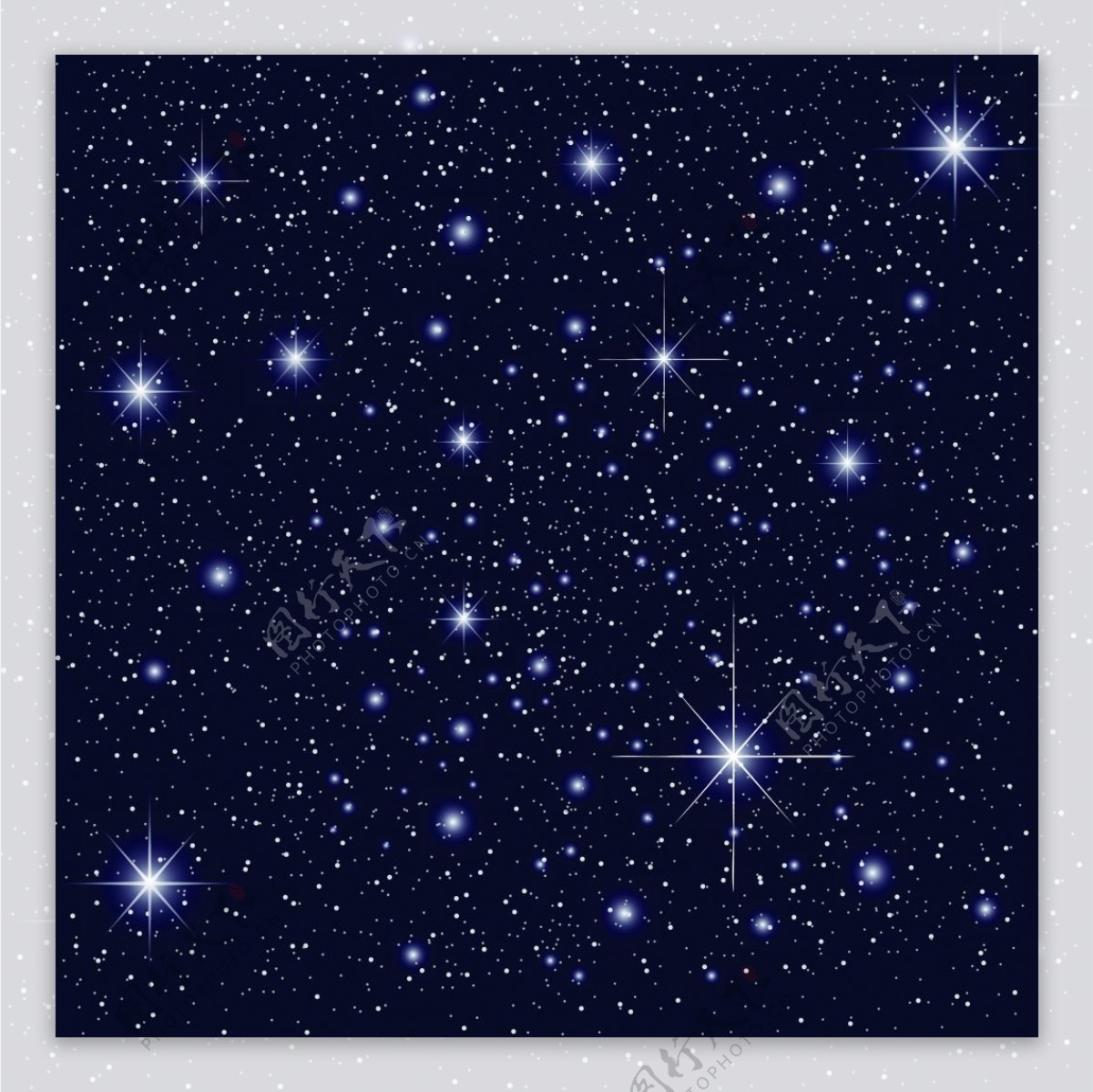 星星夜空图片