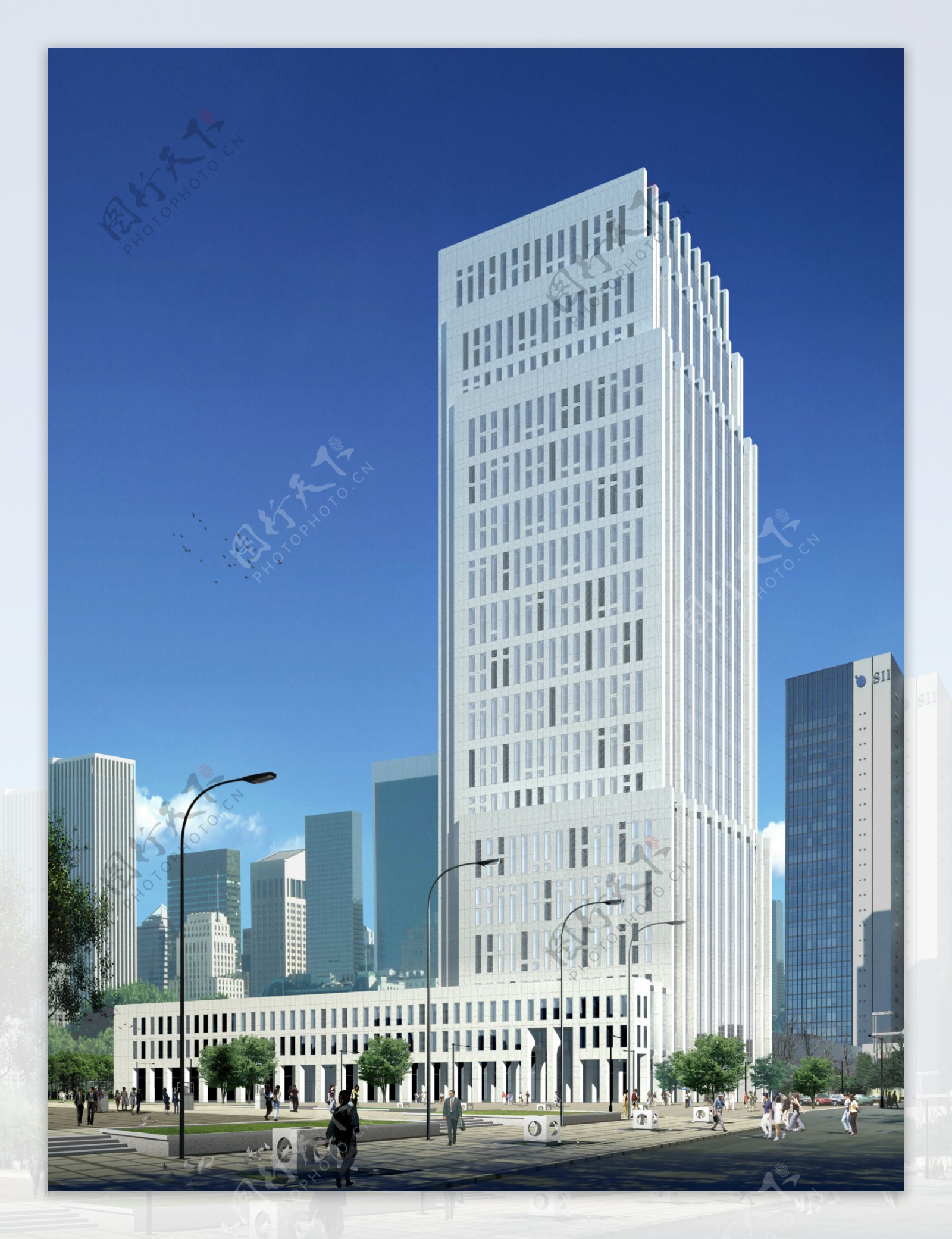 深圳攻打集团建筑设计模型方案MAX0039