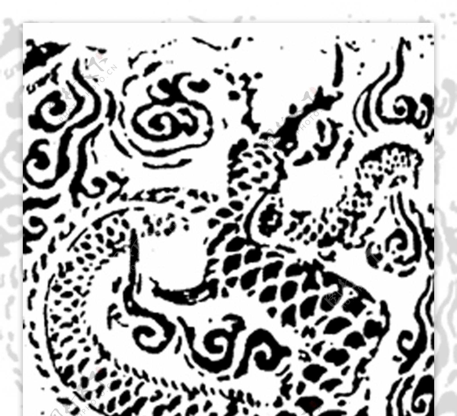 龙纹图案吉祥图案中国传统图案485