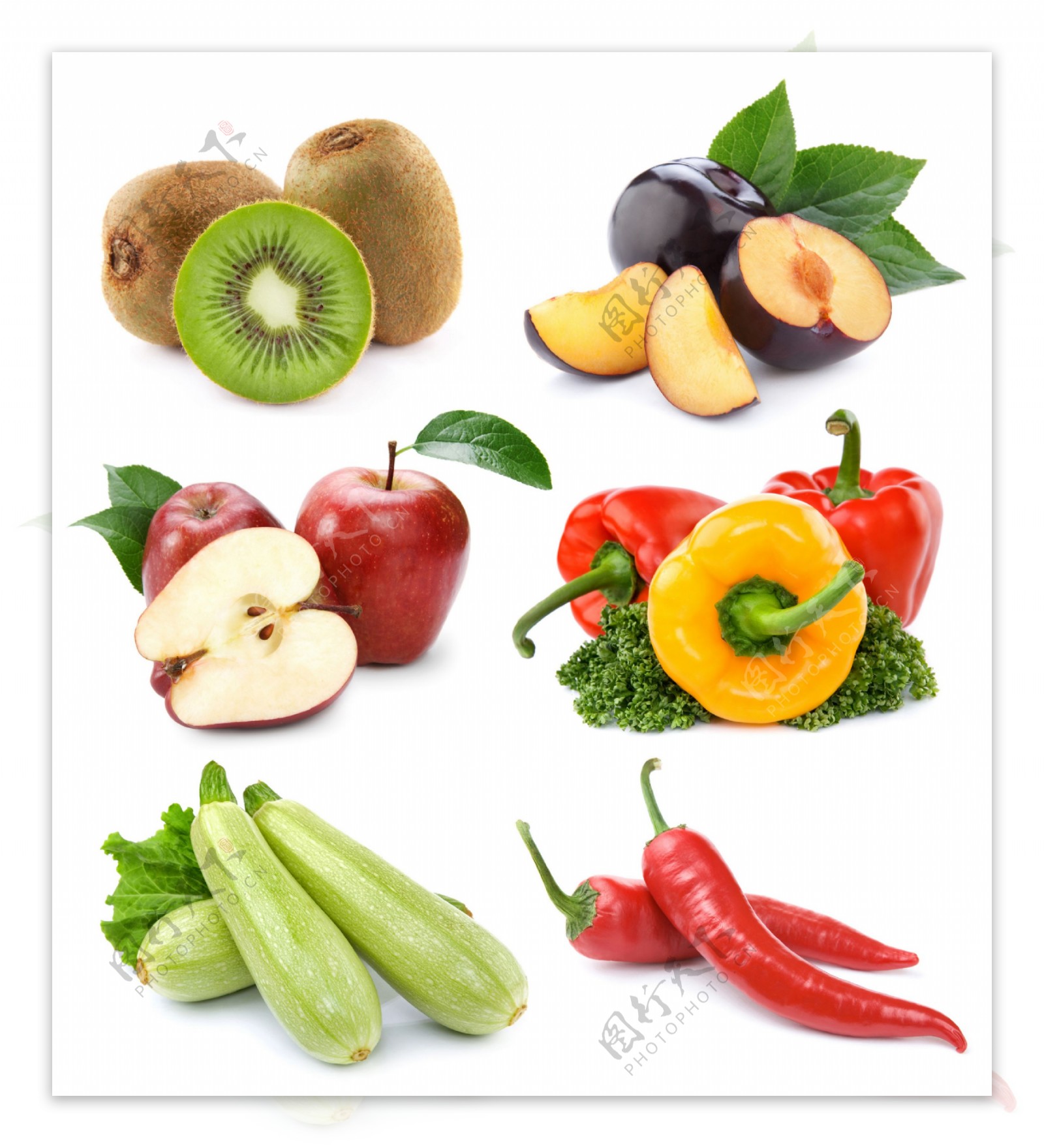新鲜的水果蔬菜图片