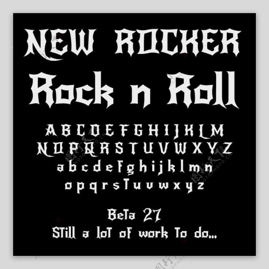 newrocker字体