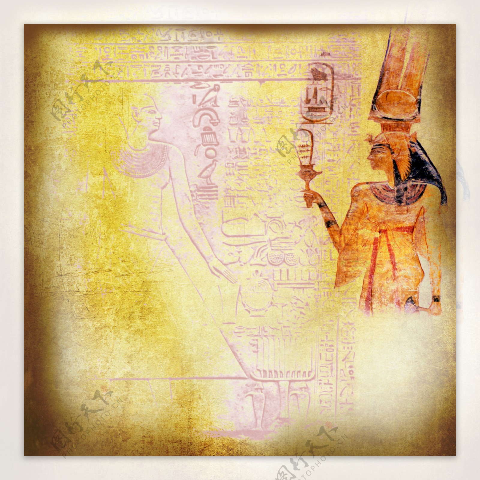 埃及图案背景图片