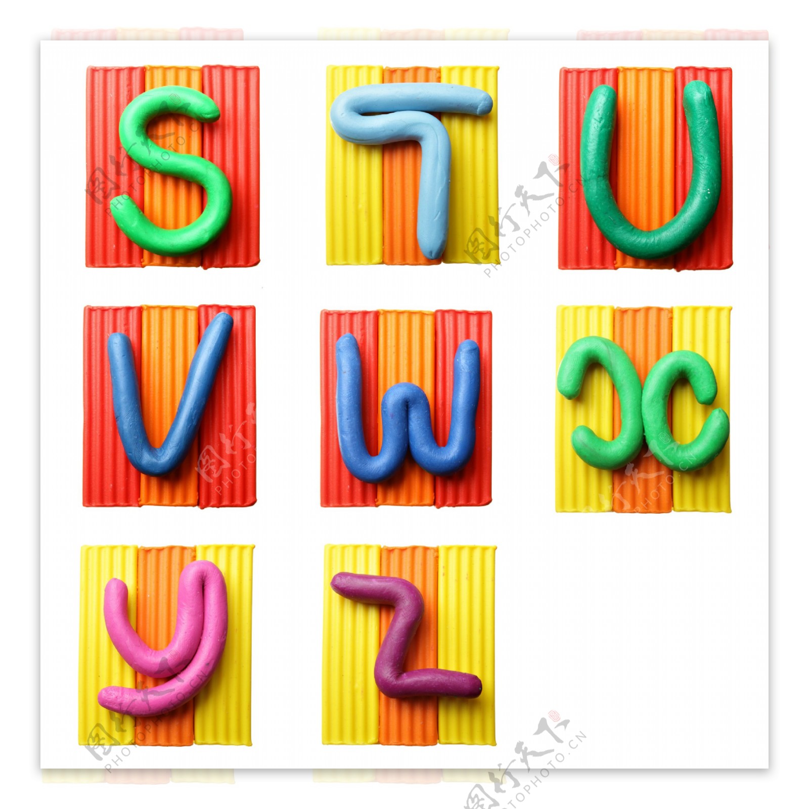 立体泡沫字母设计图片