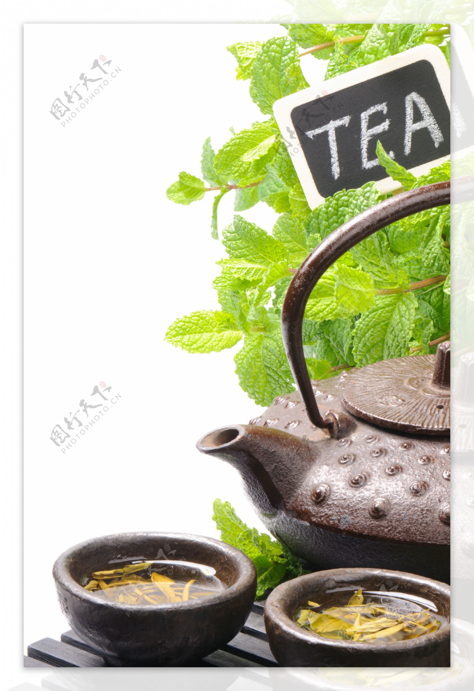茶具茶水图片