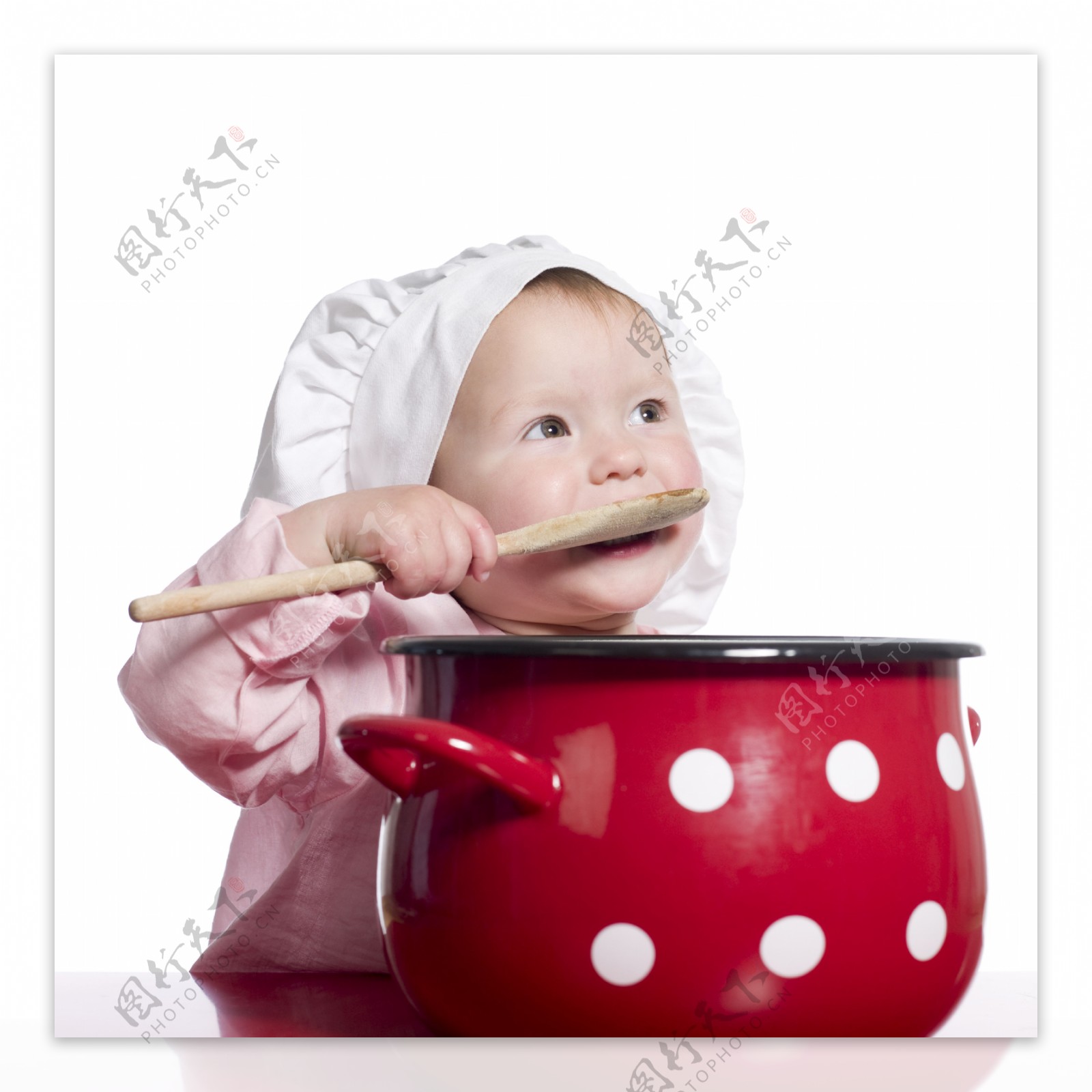可爱的宝宝小厨师图片