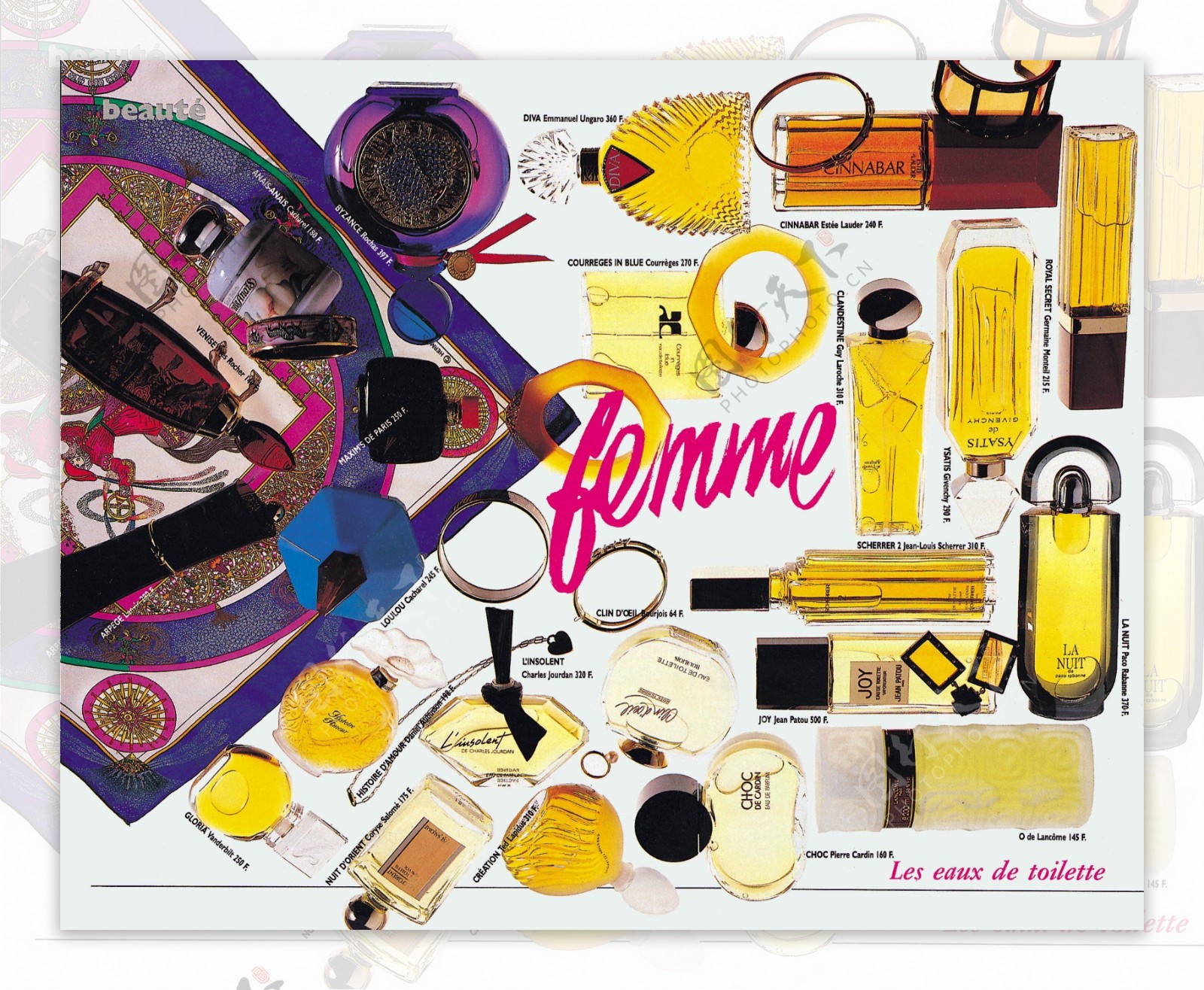 法国香水化妆品广告创意设计0010