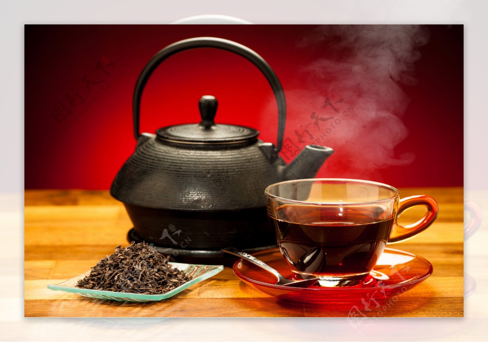 高清红茶茶具图片
