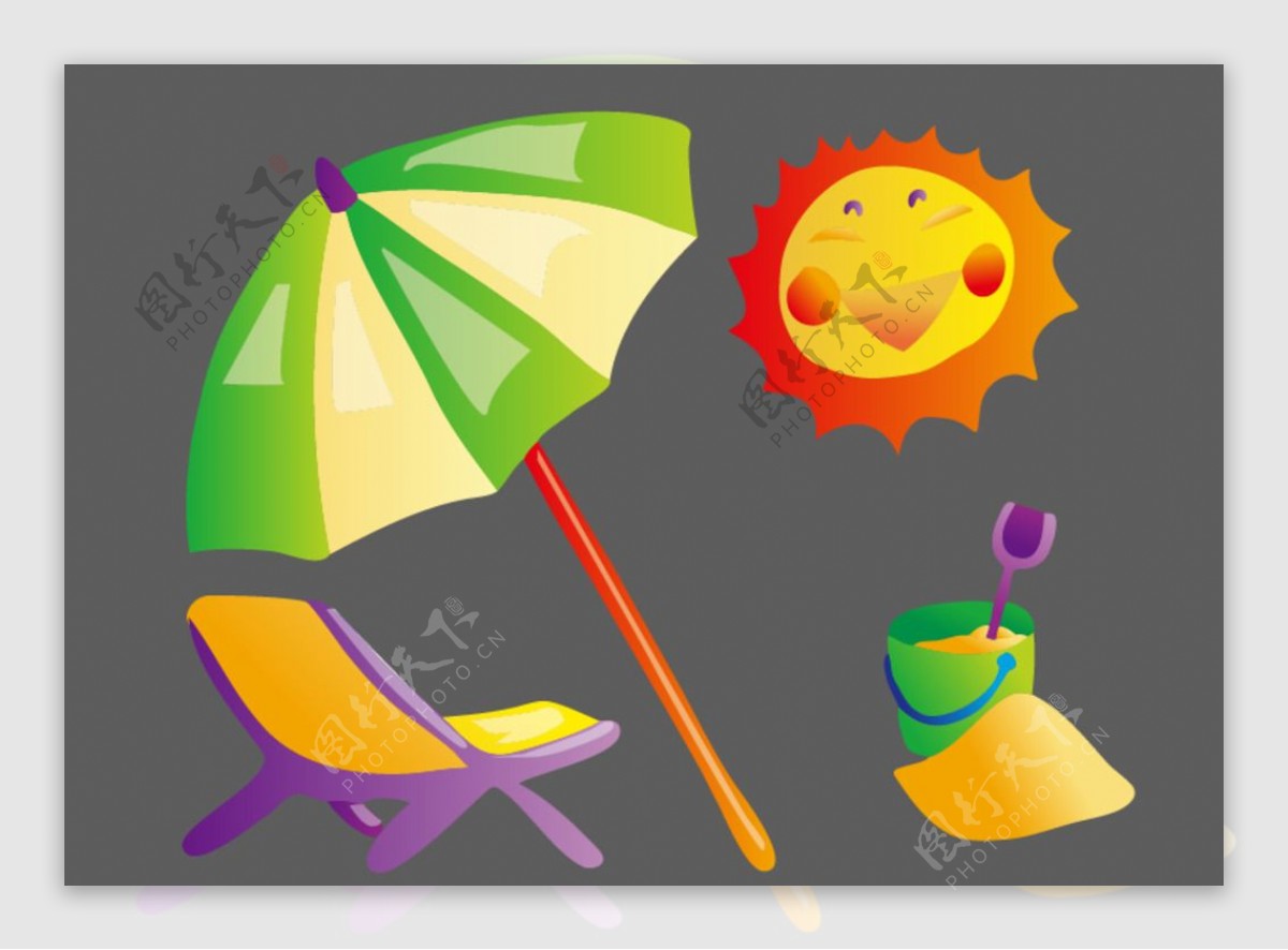 太阳沙滩玩具躺椅