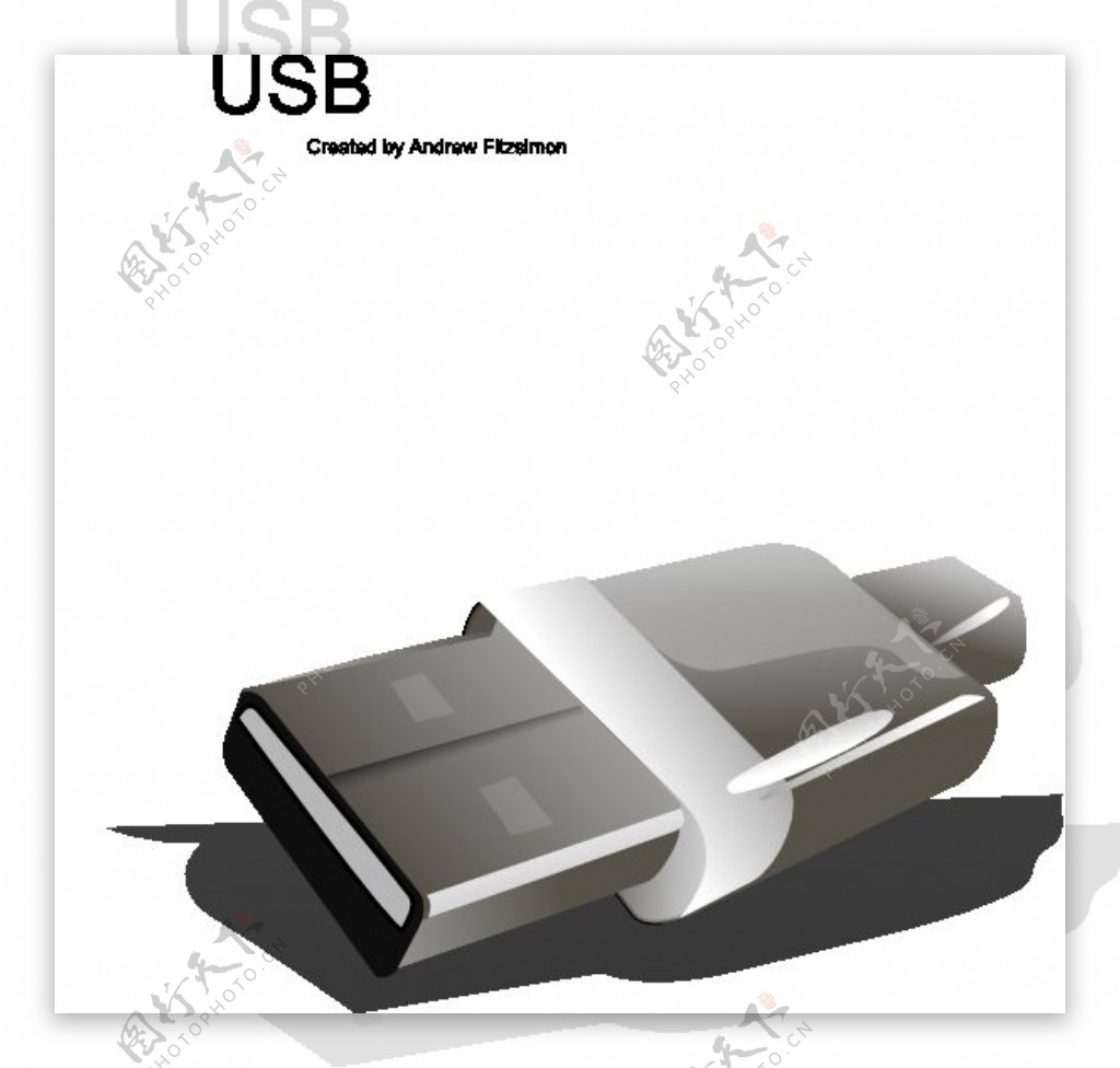USB插头夹艺术