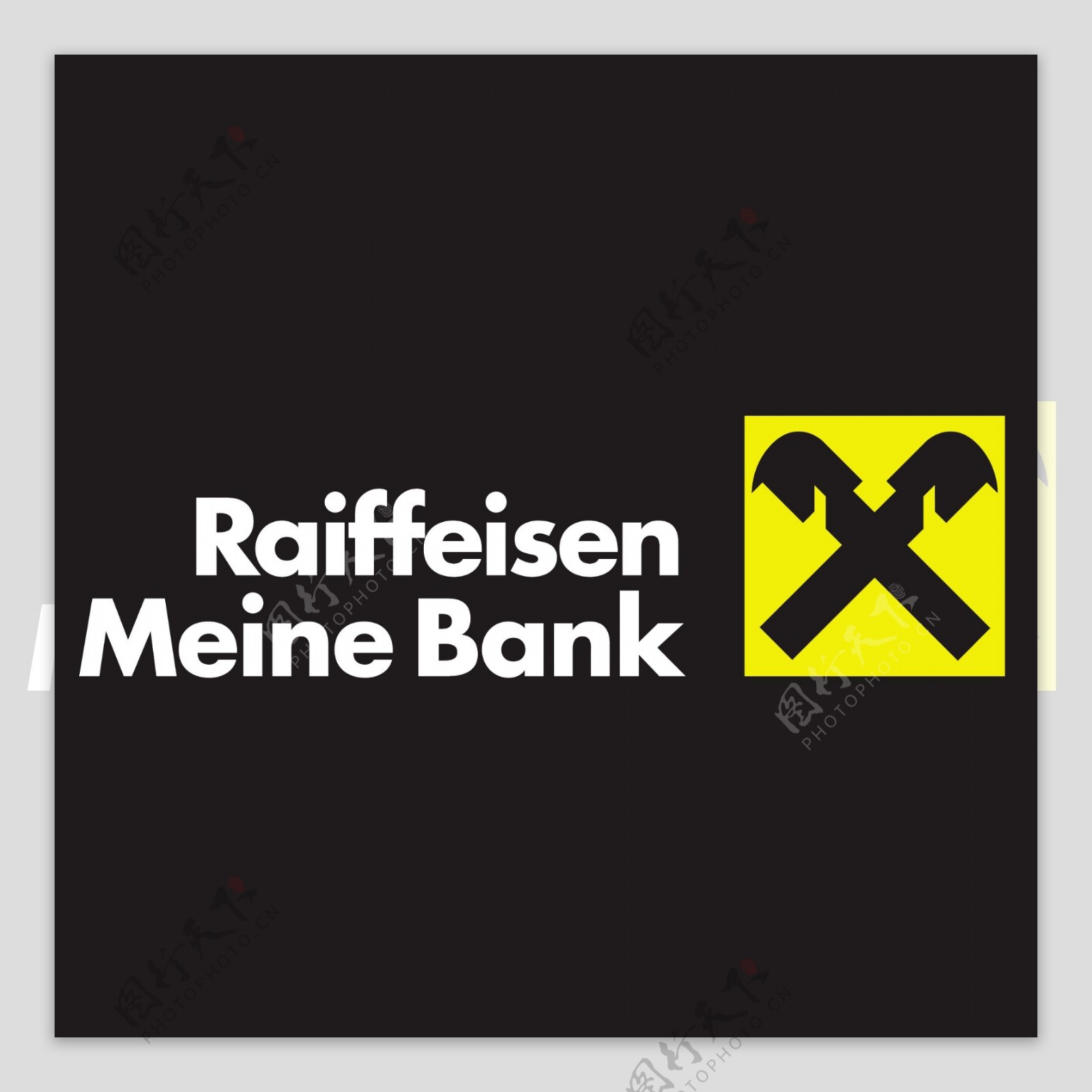 RaiffeisenMeineBanklogo设计欣赏RaiffeisenMeineBank银行业LOGO下载标志设计欣赏