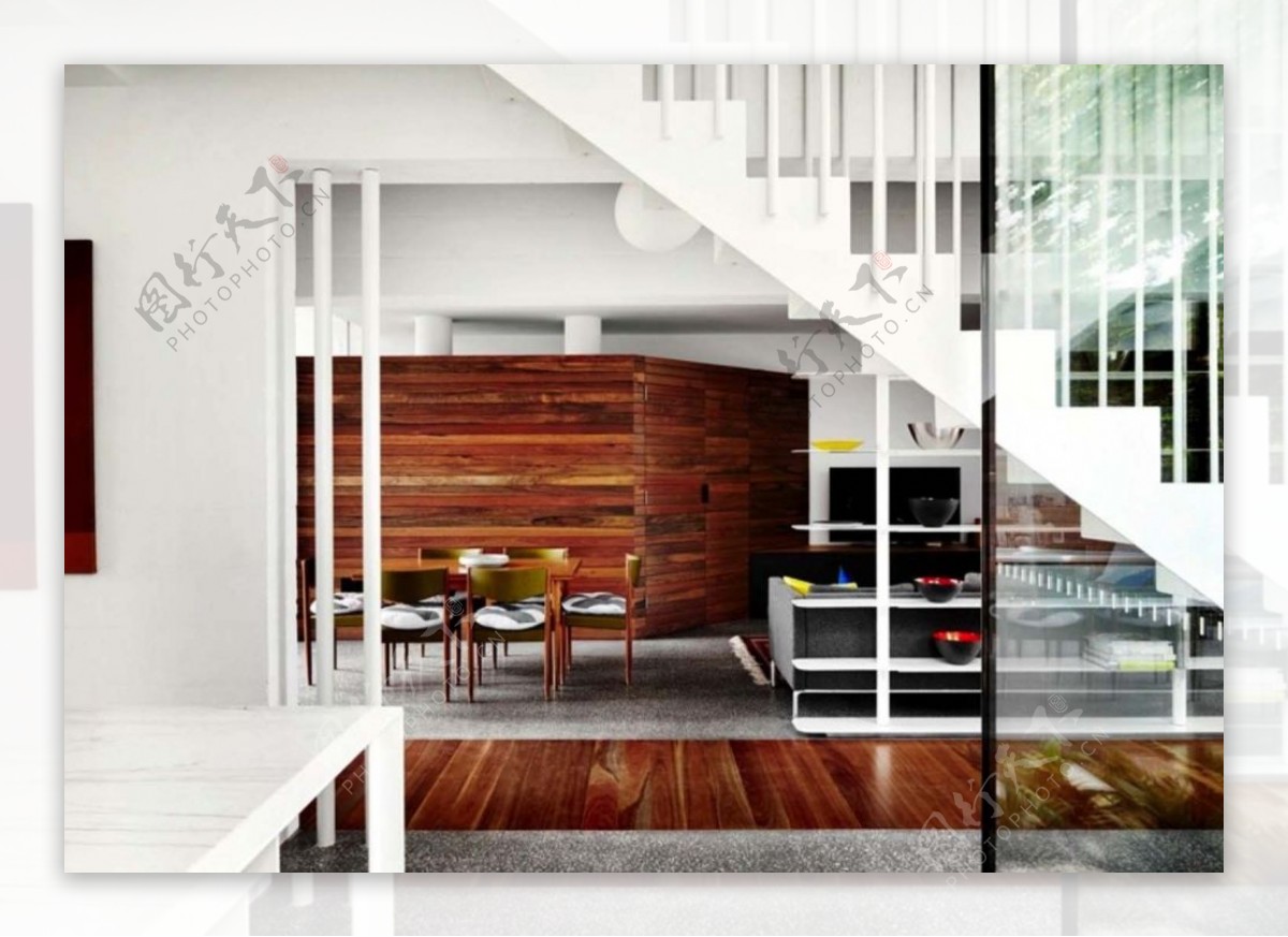 现代室内简约楼梯设计图