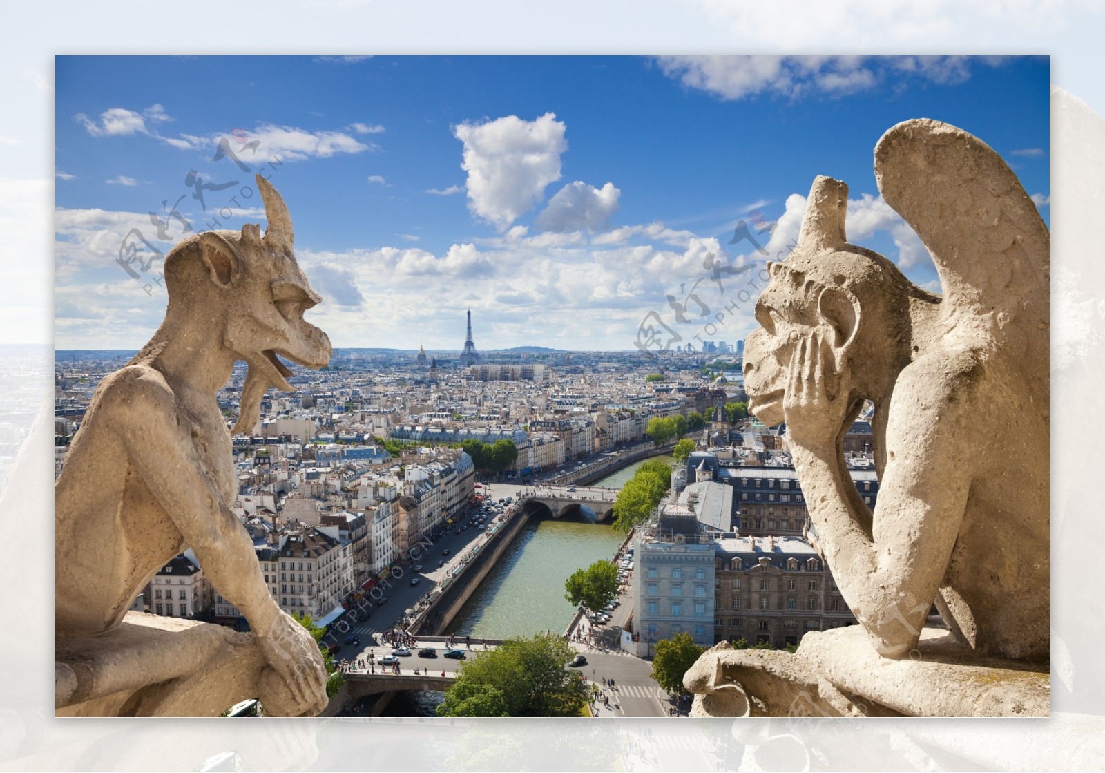 巴黎城市景象图片