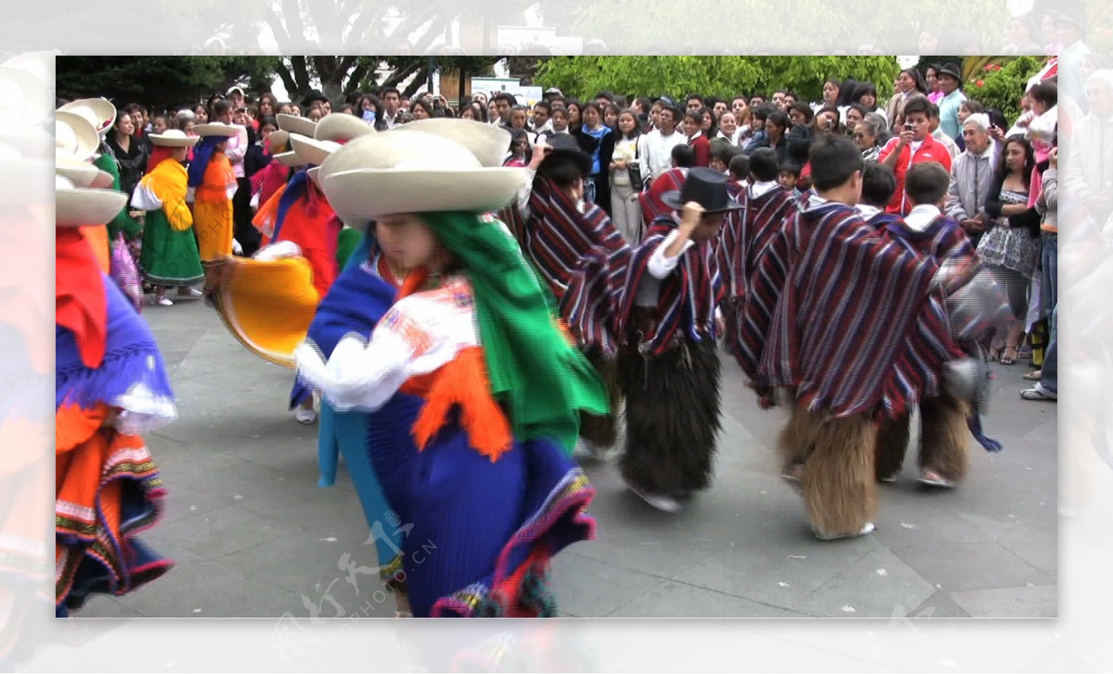 厄瓜多尔舞蹈1股票的录像