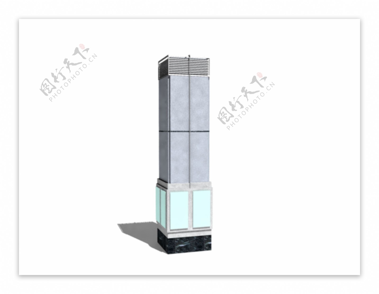 公装家具之柱0433D模型