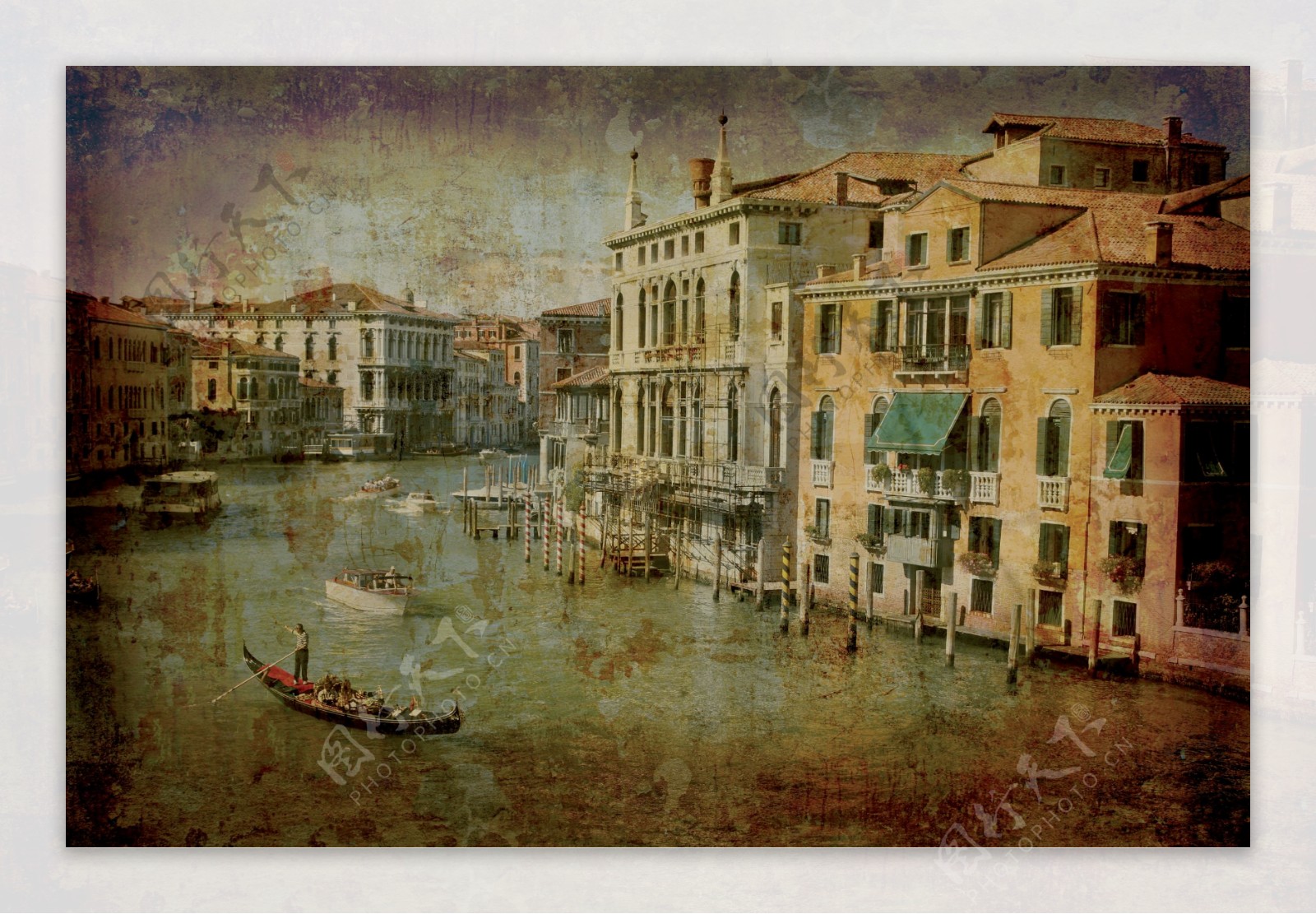 古老水城威尼斯图片