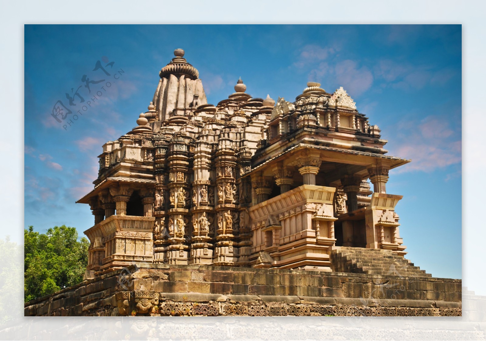印度雕刻庙宇建筑图片