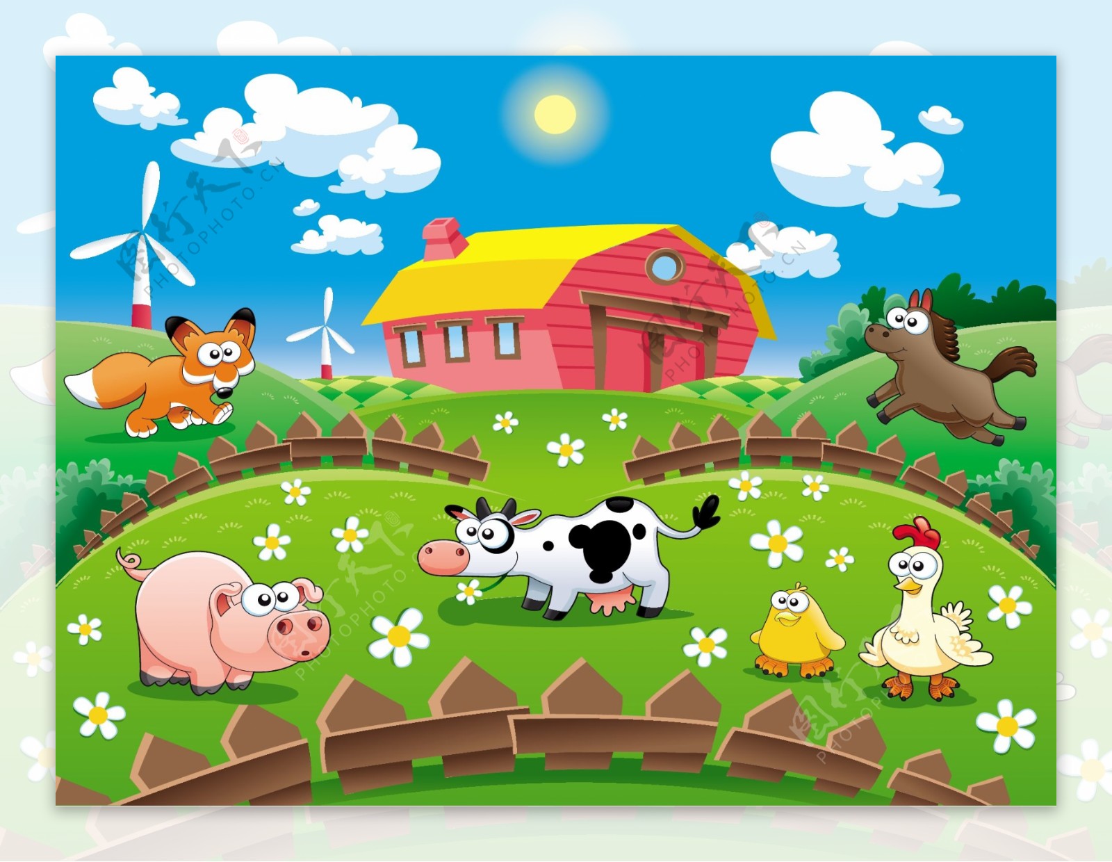 农场动物设计图__广告设计_广告设计_设计图库_昵图网nipic.com