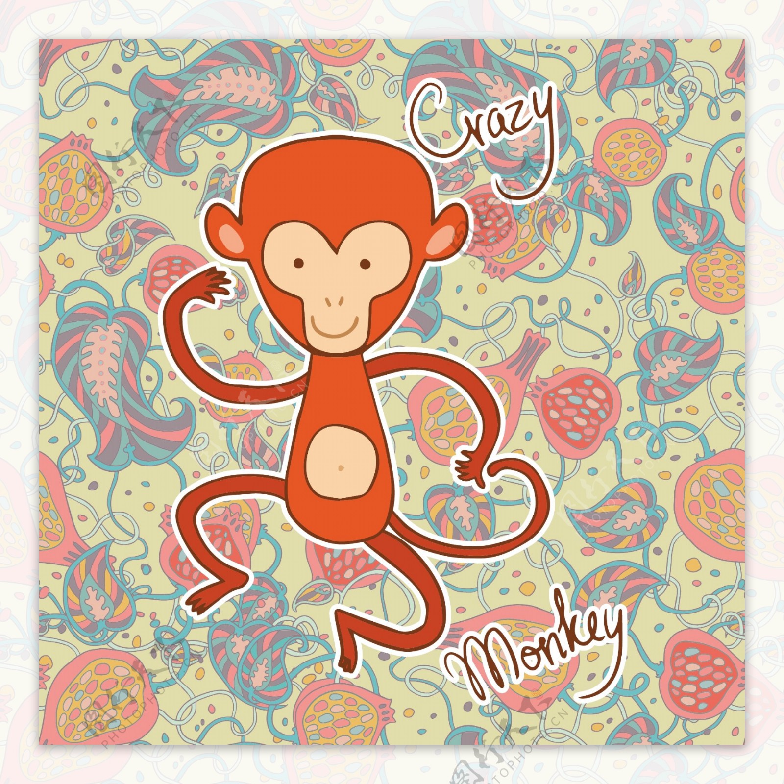 2016 丙申猴年 愿做一只思考的猴子----MECO|插画|新锐潮流插画|apigoo - 原创作品 - 站酷 (ZCOOL)