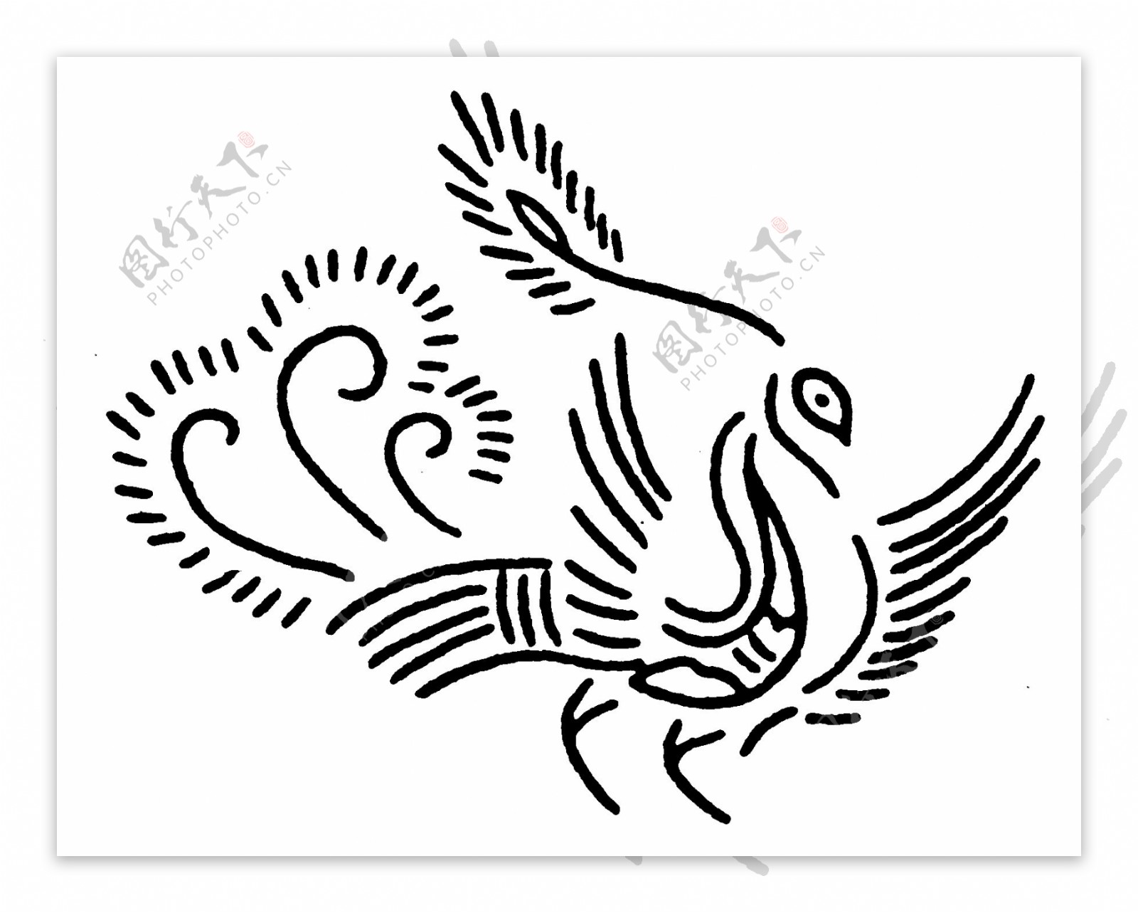 动物图案中国传统图案秦汉时期图案016