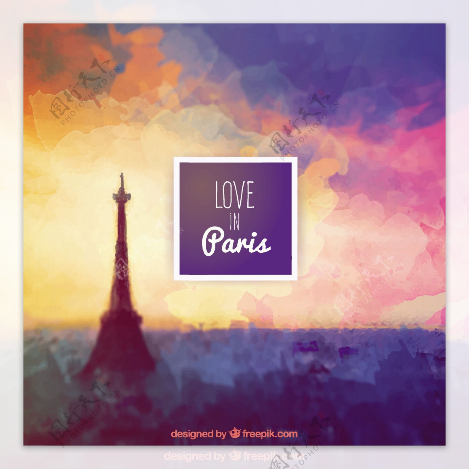 巴黎的爱情背景