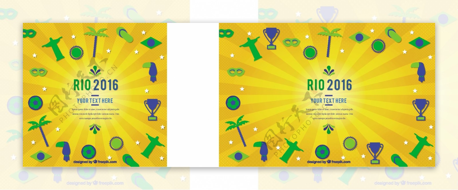 里约奥运会海报元素