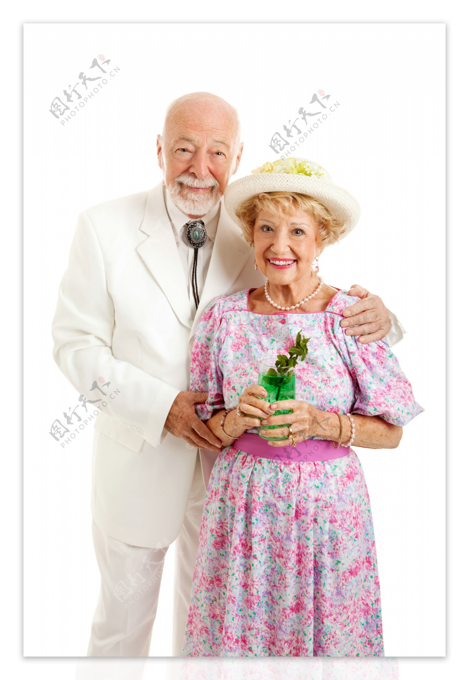 优雅的老年夫妇图片