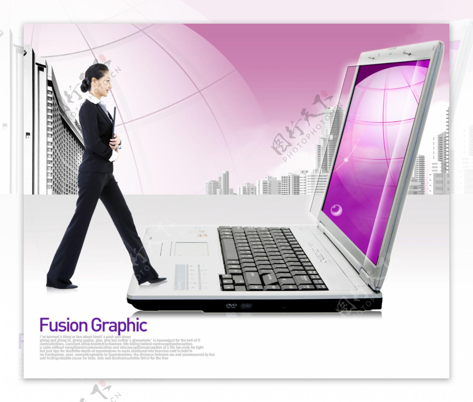 商务行业人物插图分层素材PSD格式0004