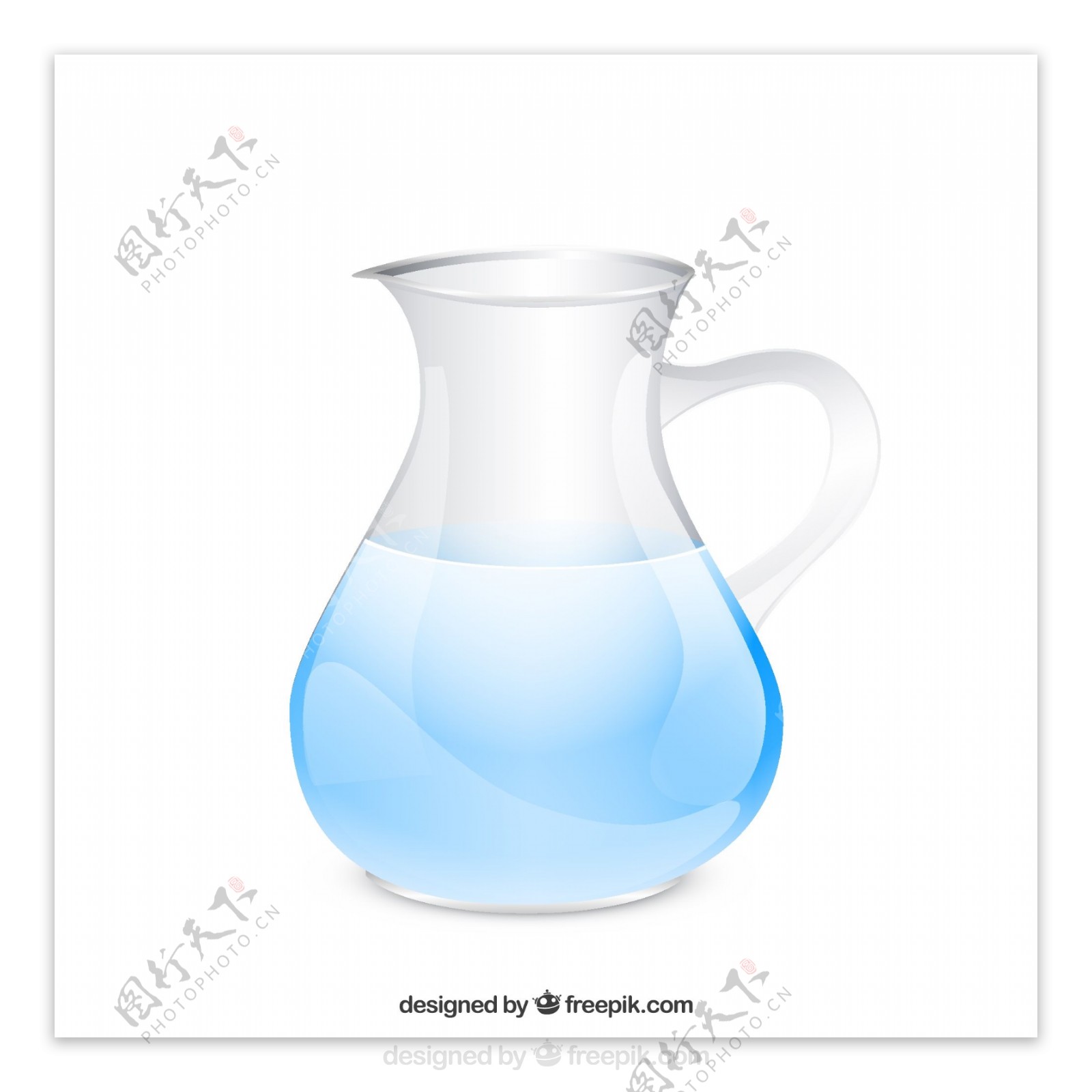 透明玻璃水壶