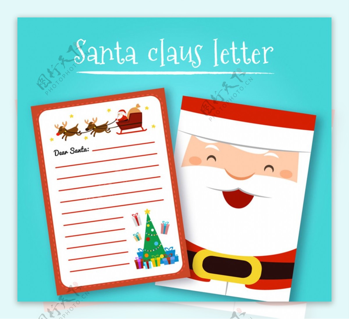 圣诞老人信纸