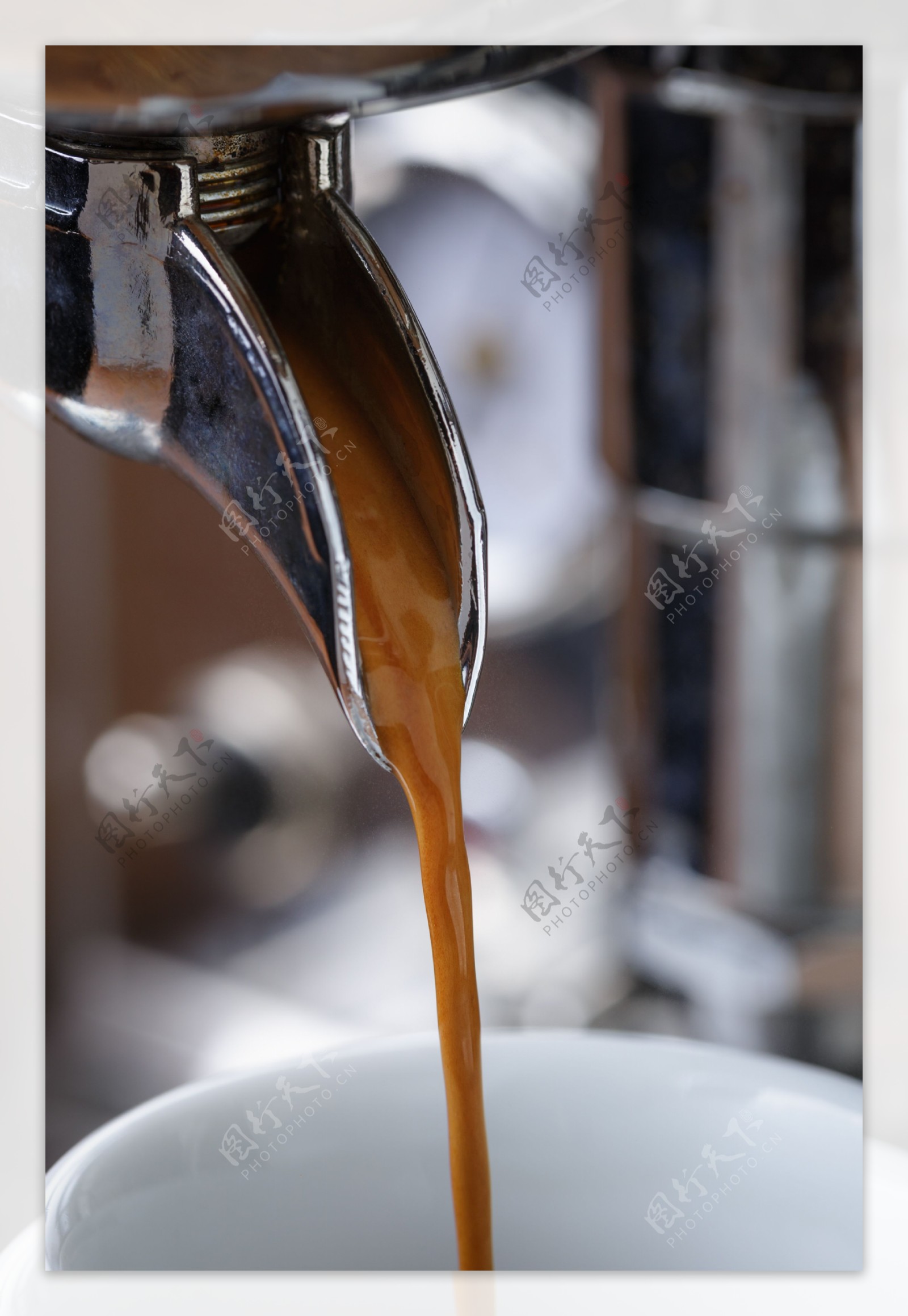 咖啡水柱