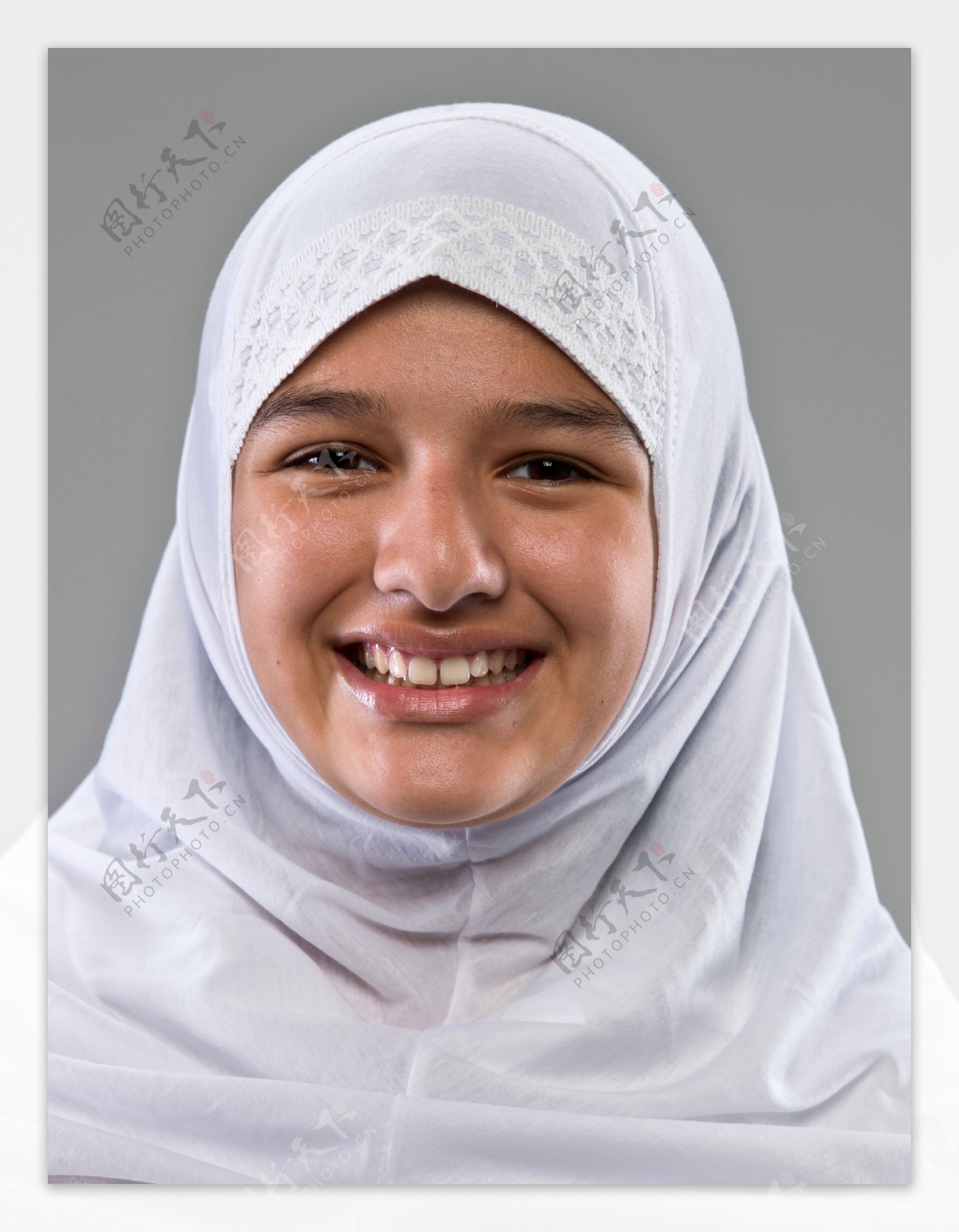 微笑的伊斯兰教教徒图片