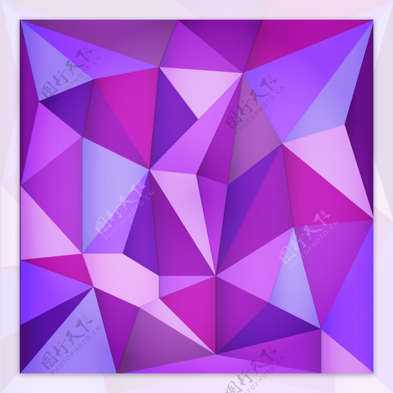 三角形紫色背景图片
