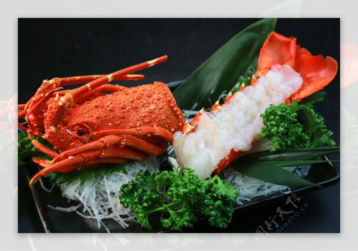 新鲜龙虾食材图片