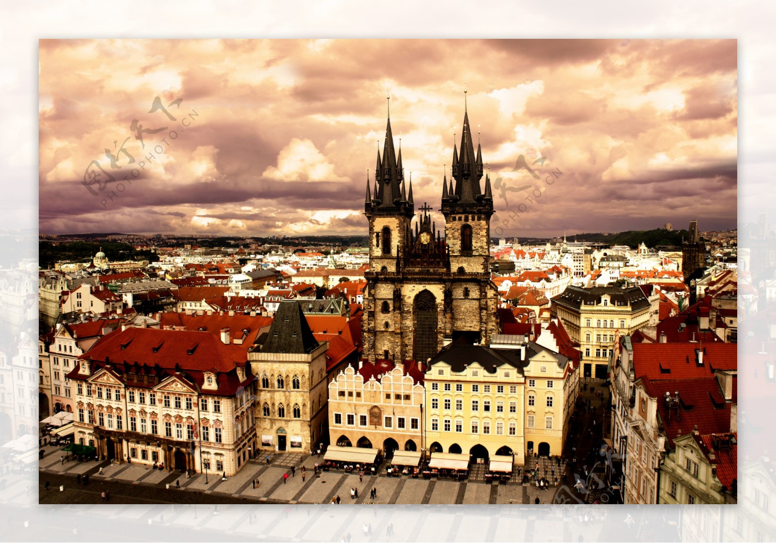 布拉格城堡风景图片
