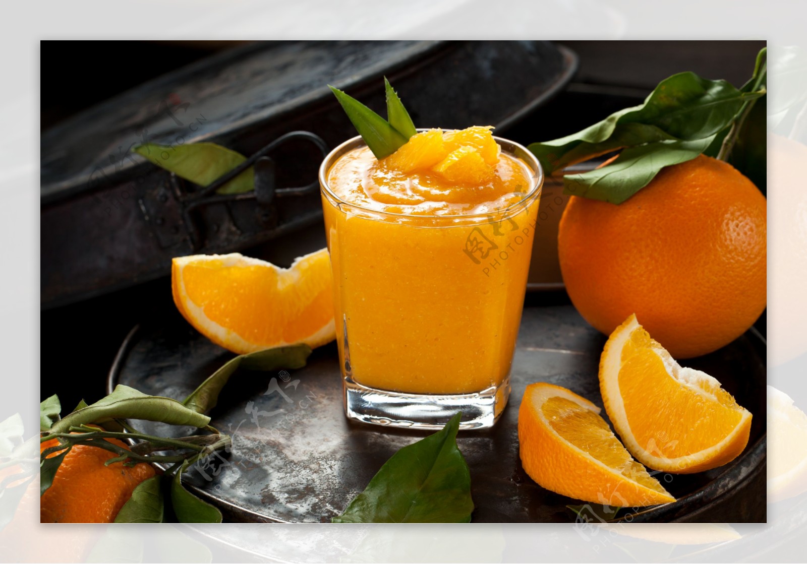 美味橙汁与橙汁图片