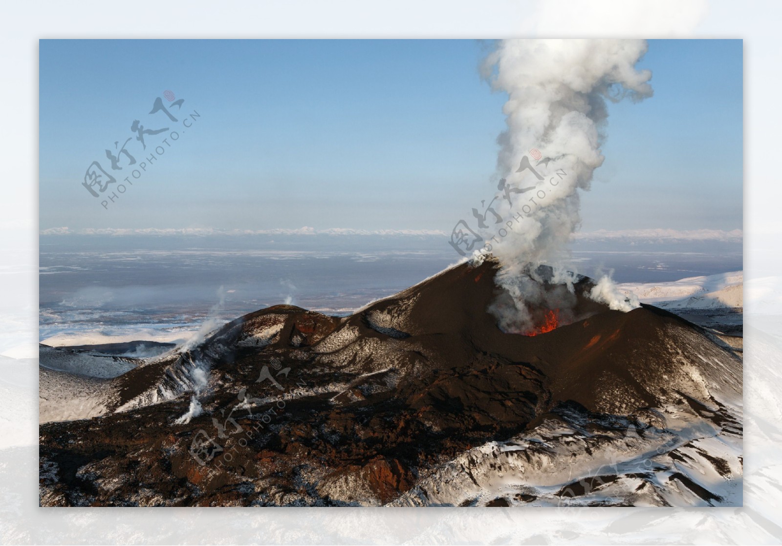 高清火山爆发图片