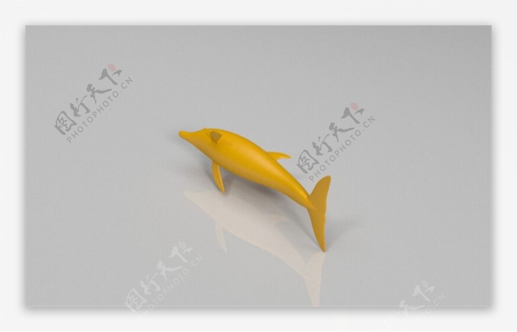 小海豚3D打印模型