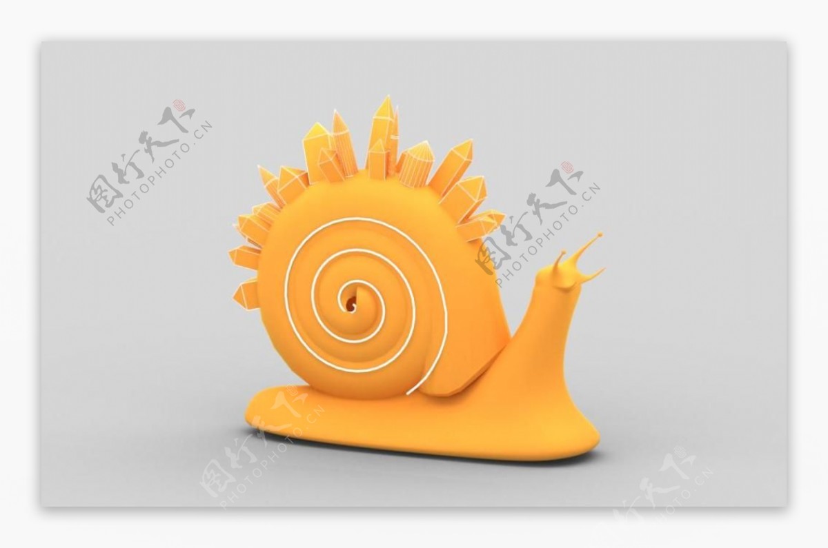 国际慢城蜗牛3D模型.max