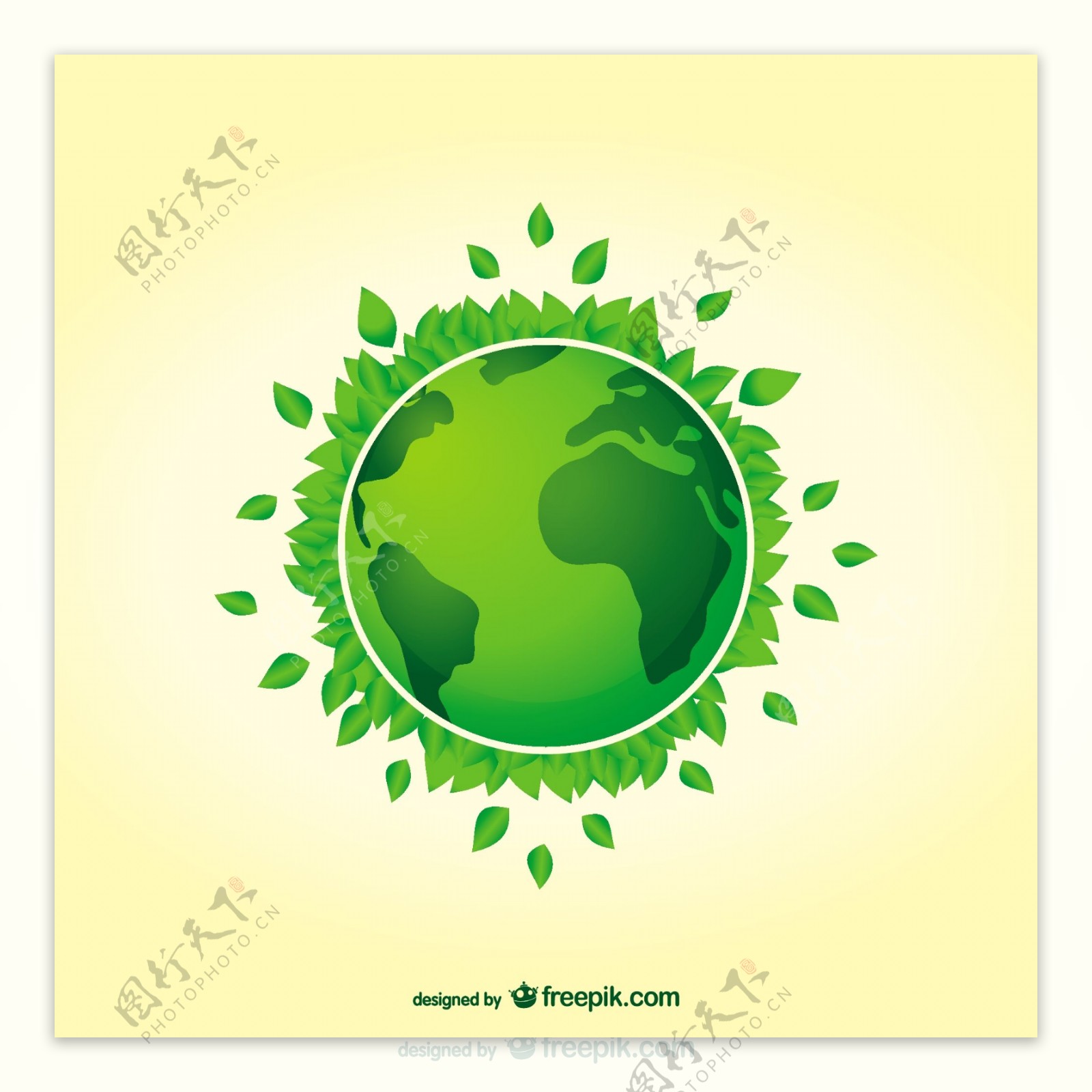 地球日绿星卡