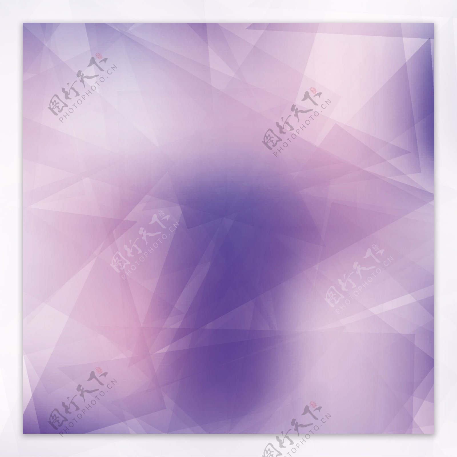 紫水晶的几何背景