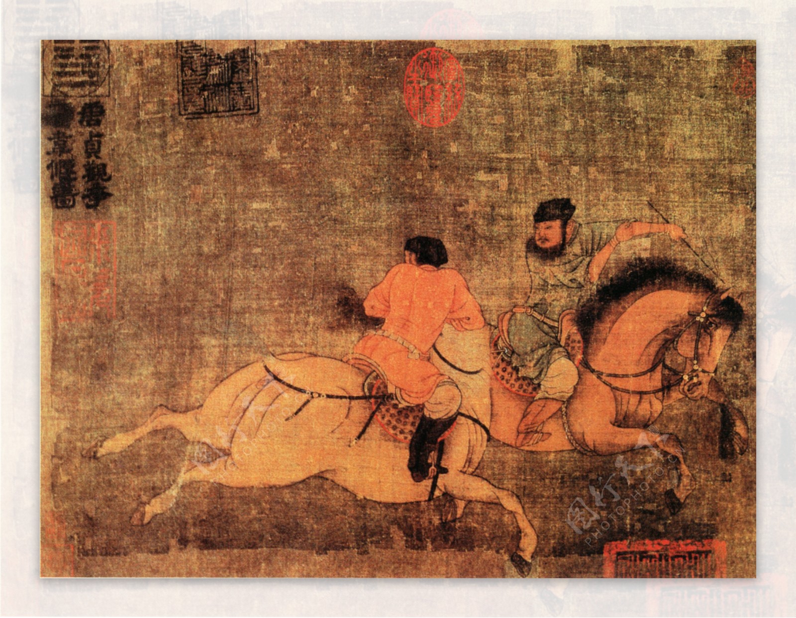 双骑图人物画中国古画0102