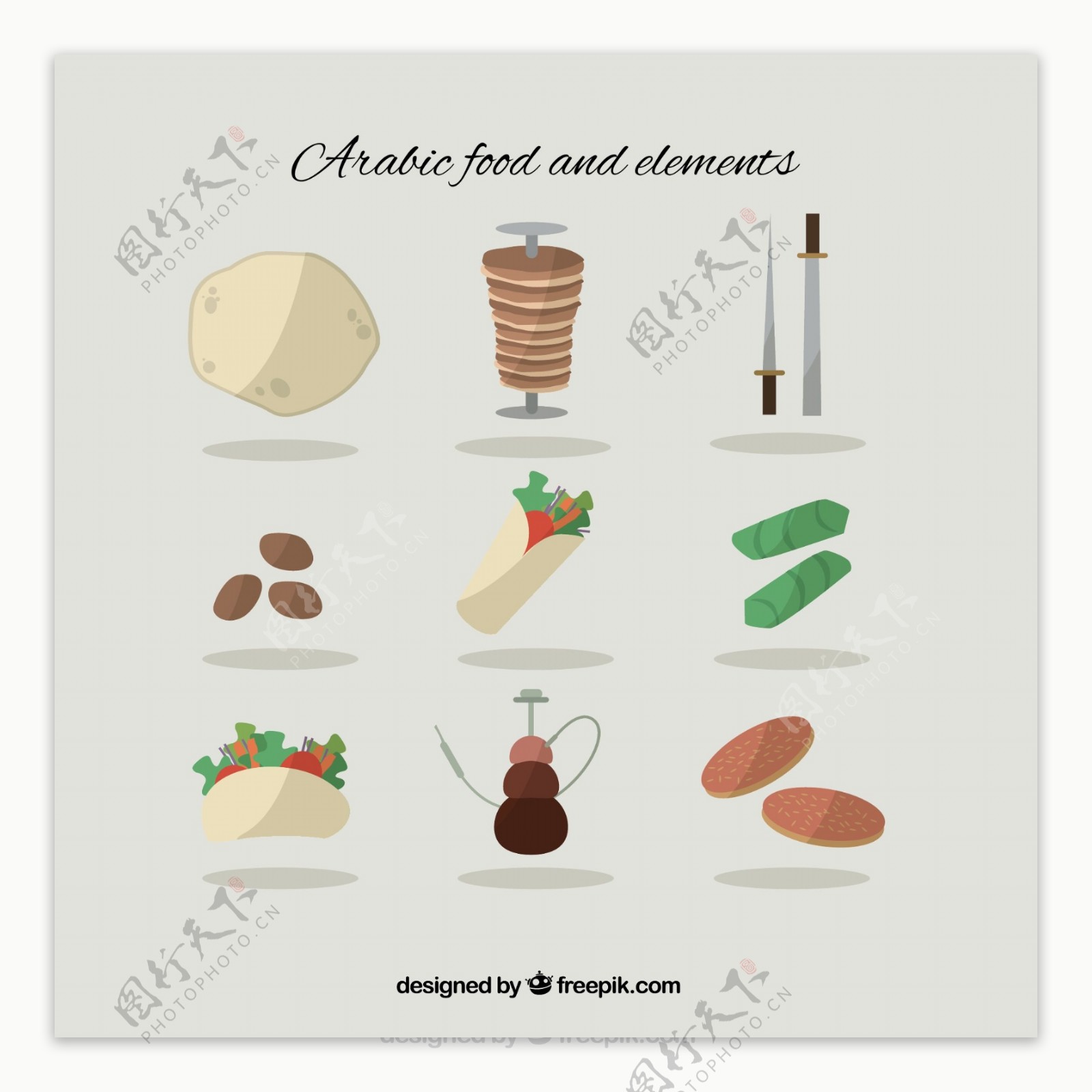 餐厅食物图标图片