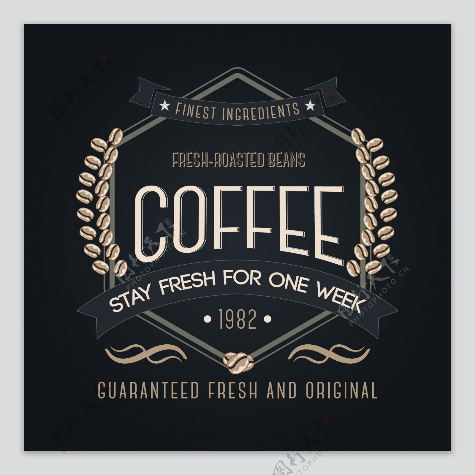 咖啡标签设计