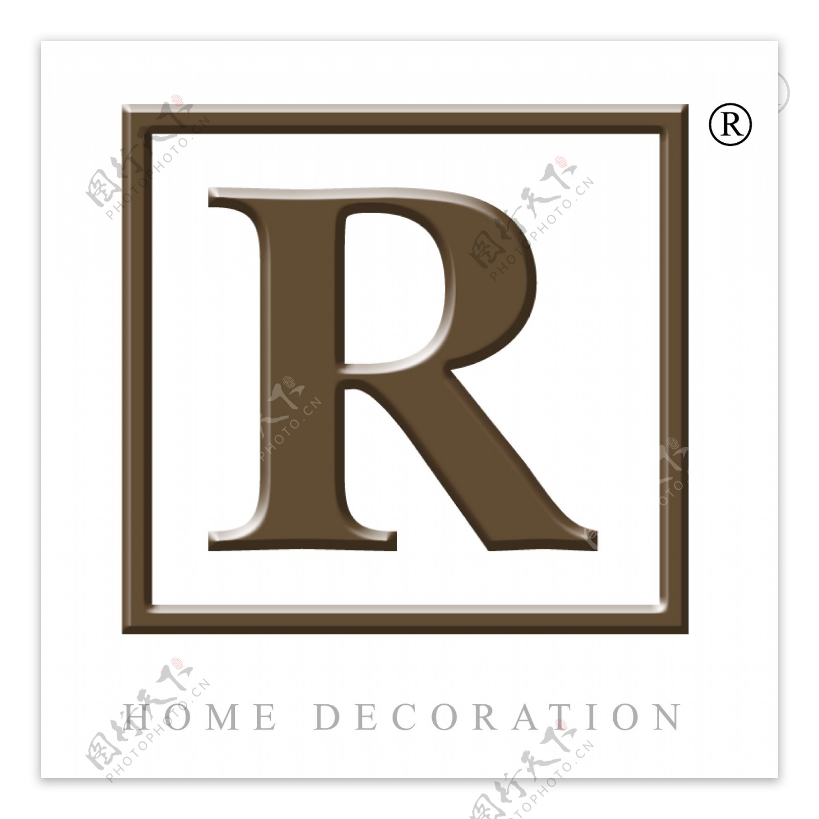 字母R矢量logo