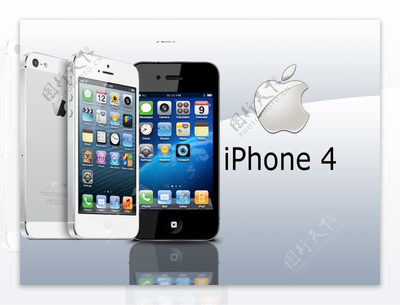 苹果4s海报图片